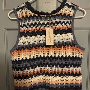 Vintage knit vest